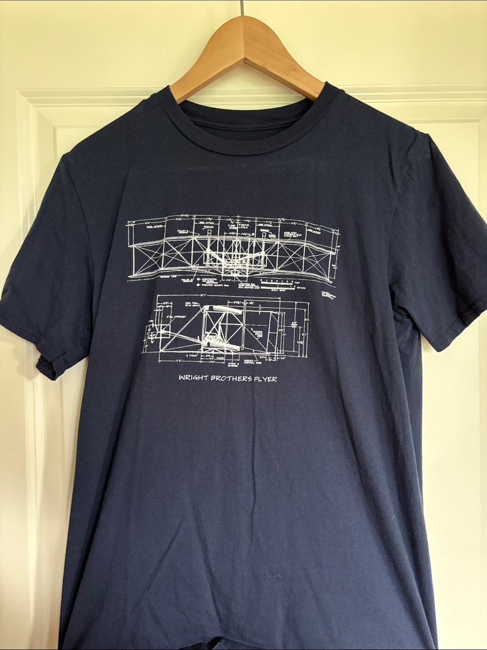 Men's Navy Wright Brothers Flyer Graphic Tee